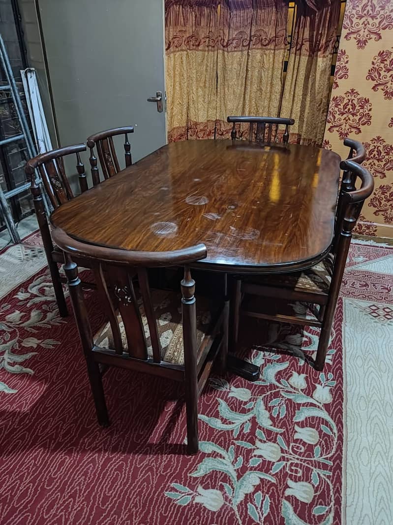 dinning table with six chairs 3