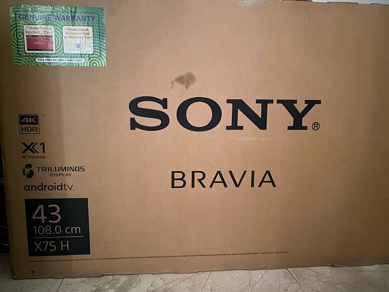 SONY ANDROID LED TV NEW UNUSED BOX PACKED 1