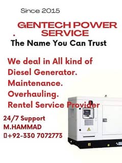 5 to 500kva genrater