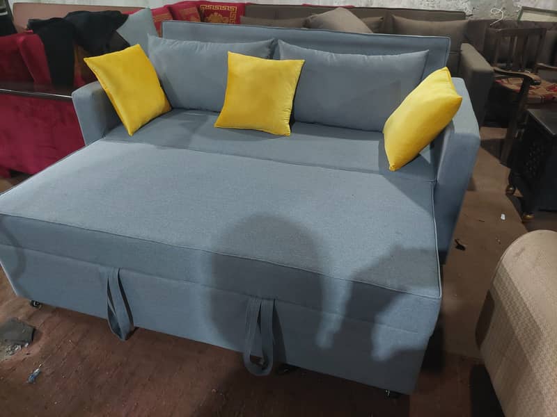 Folding Sofa Cum Bed ~ 3 Seater ~ Master Molty Foam 1