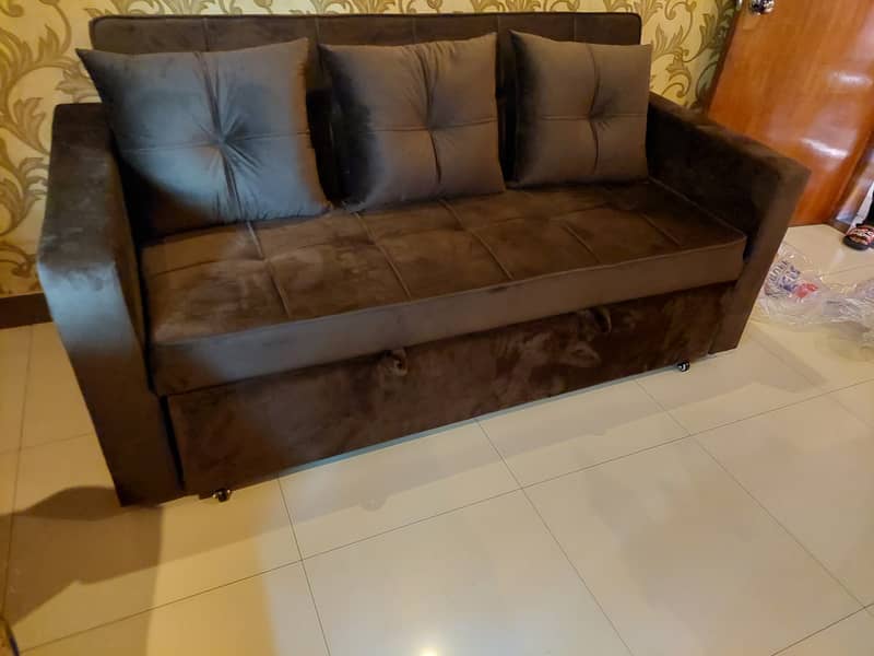 3 seater Folding Sofa Cum Bed ~ Master Molty Foam ~ 10 Year Warranty 0