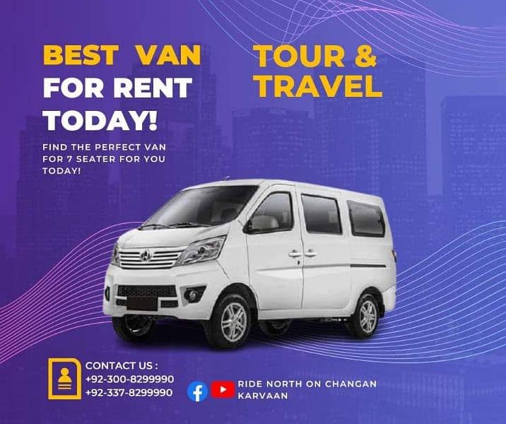 rent a van, on rent, changan karvaan, apv, car, bolan, 7 seater tour 0