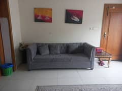 7 seater sofas for sale. . with 2 side tables . . condition 9/10 . .
