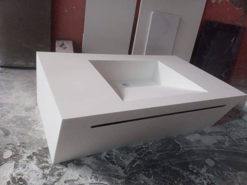 Designer Corian and pvc vanities on discount limited stock 12