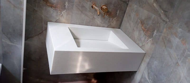 Designer Corian and pvc vanities on discount limited stock 17