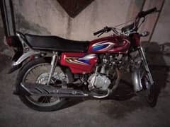 Honda 125 red colour in good condition