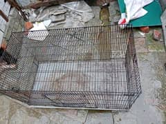 Cage size 2by2by4 10no no wire with tray folding