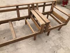 4 Seater Sofa Set Structure, Dry Kekar wood