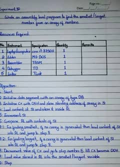 Handwriting Assignment Work