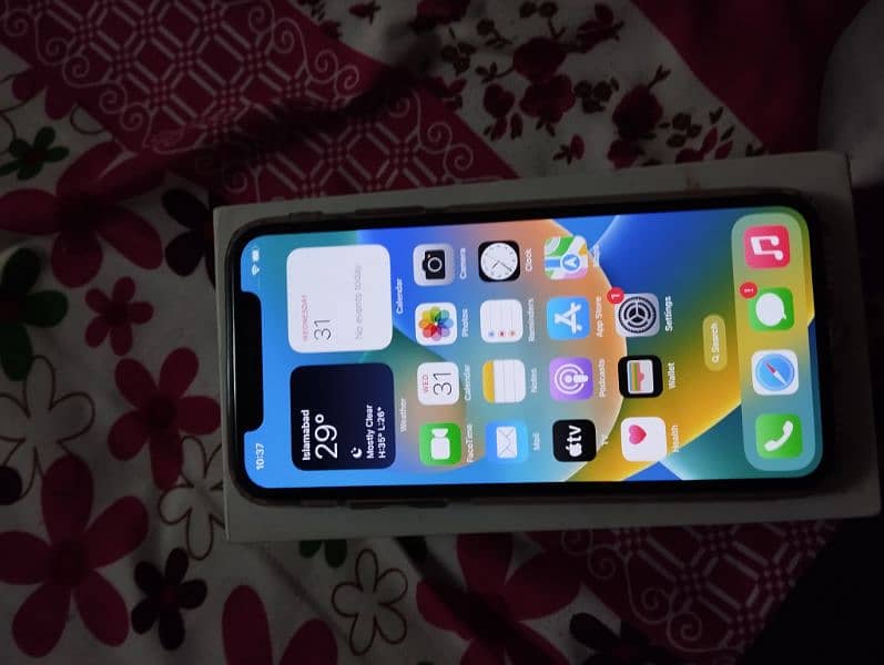 iPhone x 256 gb with box black colour 10 10 condition PTA approved 8