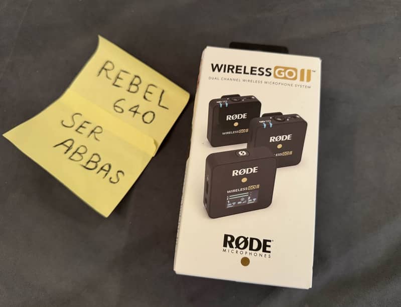 RODE Wireless GO II 2-Person Compact Digital Wireless Microphone Syst 0