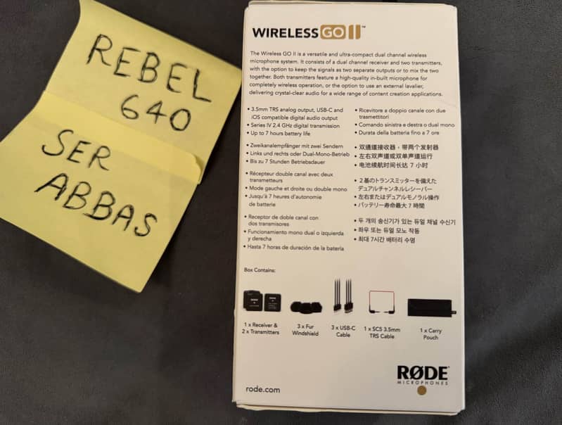 RODE Wireless GO II 2-Person Compact Digital Wireless Microphone Syst 2