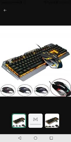 LED GAMING KEYBOARD AND MOUSE
