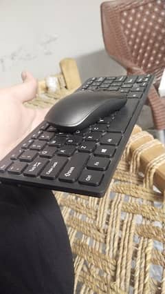 wireless Bluetooth keyboard and wireless mouse