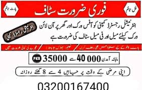 Part time jobs available male female and students