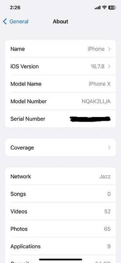 IPHONE X  PTA APPROVED 10/10 CONDITION BATTERY HELATH 82 MODEL LLA
