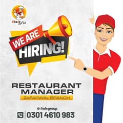 Required Restaurant Manager / GM