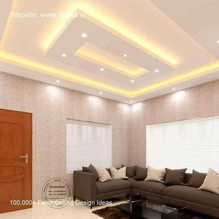 POP Ceiling/Roof Ceiling/Gypsum Ceiling/Plastir of paris ceiling 11