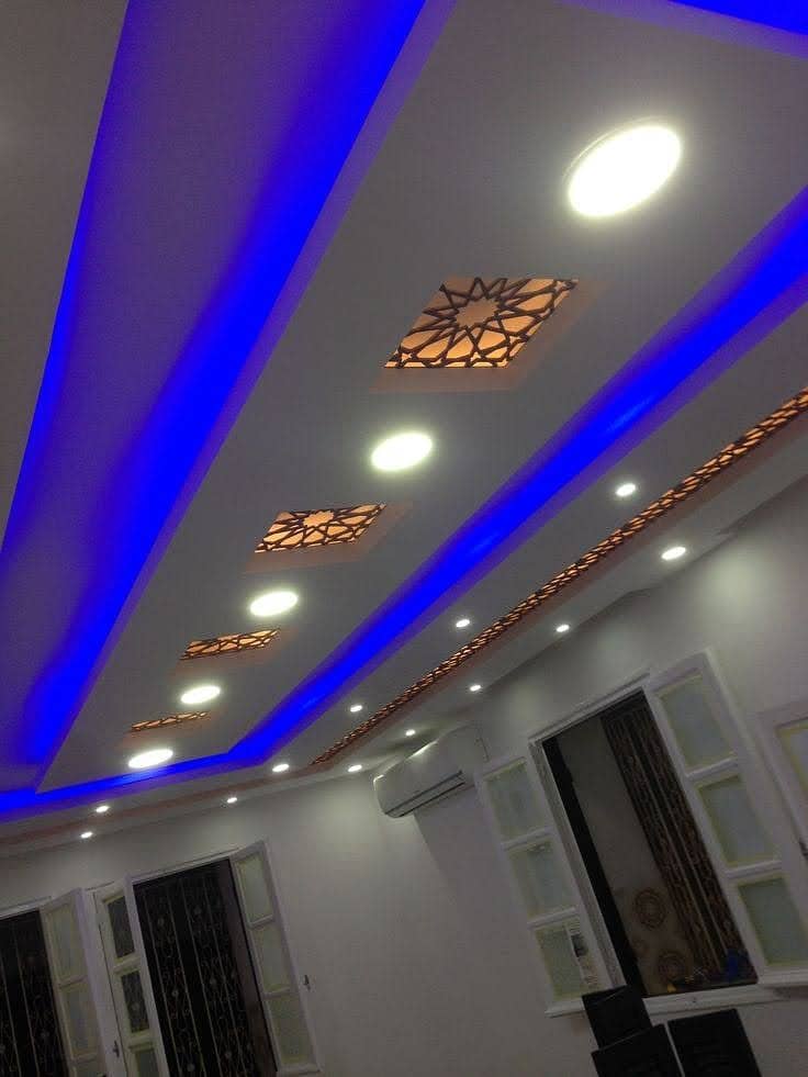 POP Ceiling/Roof Ceiling/Gypsum Ceiling/Plastir of paris ceiling 17