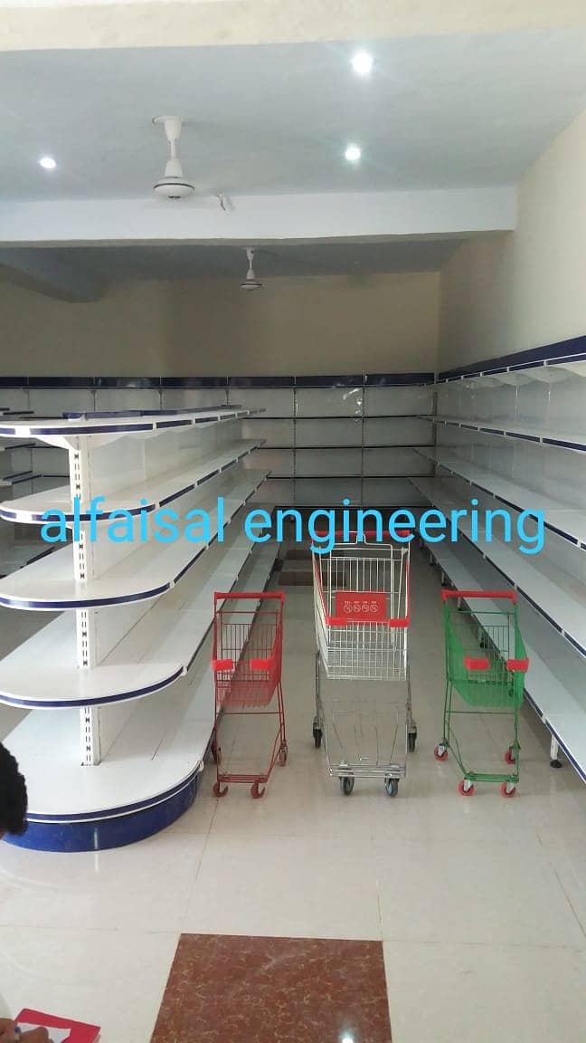 Wall Rack / Store Rack/ Gondola rack / Cash Counter / shopping trolle 6