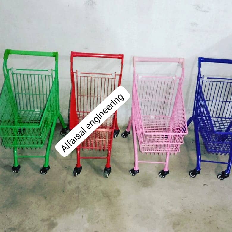 Wall Rack / Store Rack/ Gondola rack / Cash Counter / shopping trolle 9