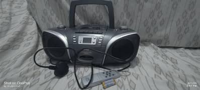 JVC MP3 CD and cassette player