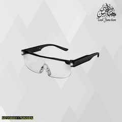 Electric magnifier reading glasses