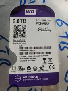 6 TB hard drive  A1 condition 03158132027