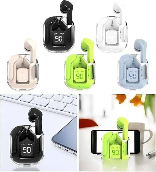 EARBUDS AIR 31 AIRPODS WIRELESS EARBUDS WITH CRYSTAL TRANSPARENT 0