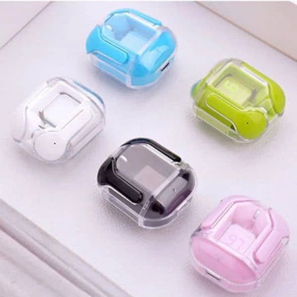 EARBUDS AIR 31 AIRPODS WIRELESS EARBUDS WITH CRYSTAL TRANSPARENT 1