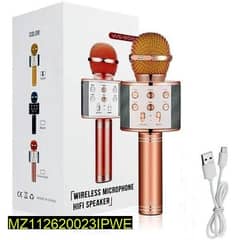 Wireless Mic with Speaker Bluetooth