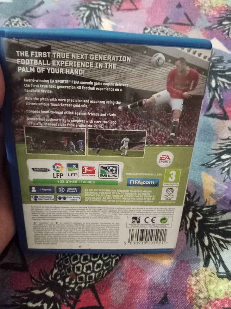 ps vita games, unit 13 and fifa football 2