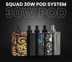 SQUD 30W POD | WAPES | VAPES | MODS | FLAVOURS | AVAILABLE |