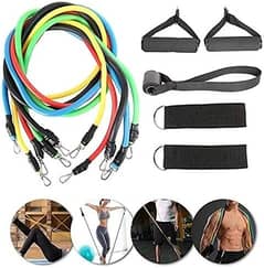 5-in-1 Power Exercise Resistance Bands Set for Men & Women Fitness