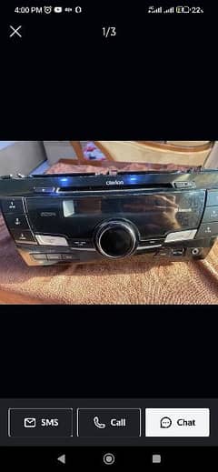 Tape Toyota Carolla Clarion bluetooth panel original available