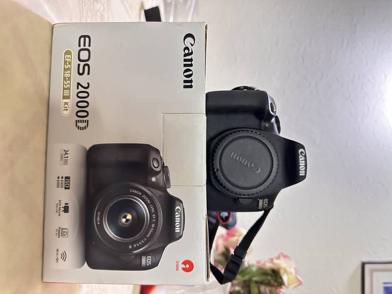 Canon EOS 2000D with 18-55mm Lens 10/10 condition 0