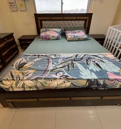 complete bedroom set made on sheesham patex