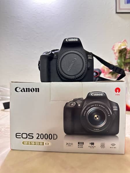 Canon EOS 2000D with 18-55mm Lens 10/10 condition 1