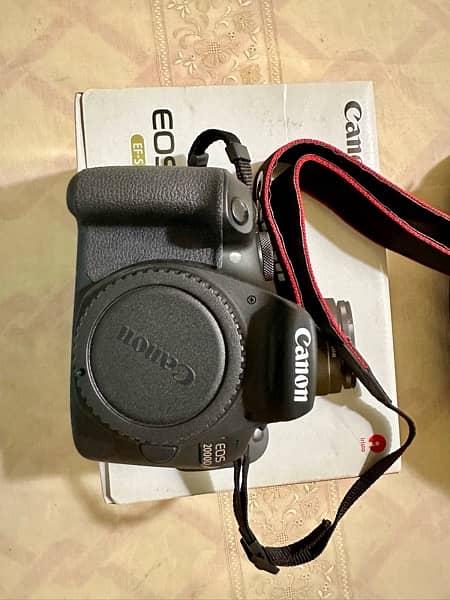 Canon EOS 2000D with 18-55mm Lens 10/10 condition 2