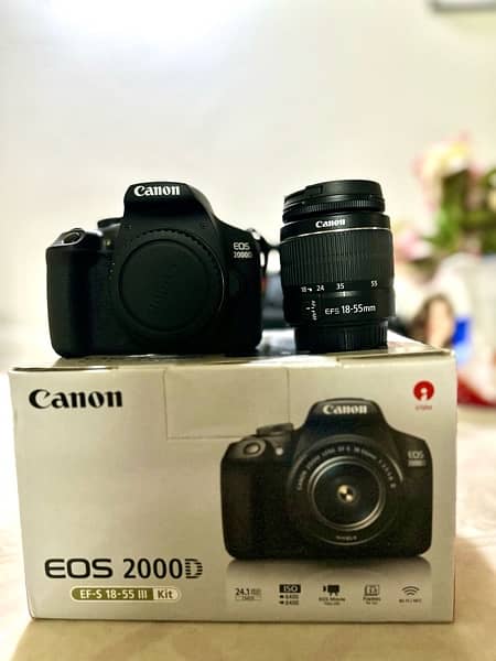 Canon EOS 2000D with 18-55mm Lens 10/10 condition 5