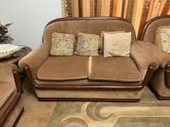 Wooden Sofa Set (3,2,1 complete set)
