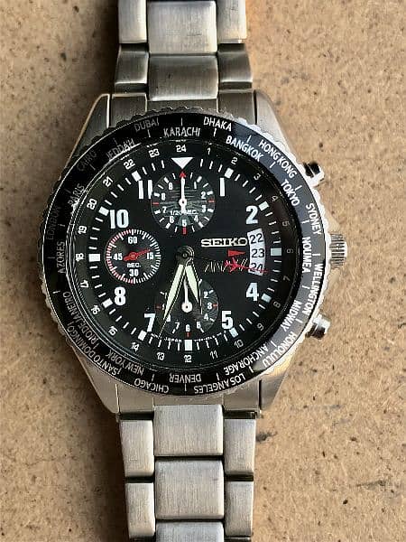 Seiko ANA Chronograph Quartz ( 7T92-0VG0 ) 1