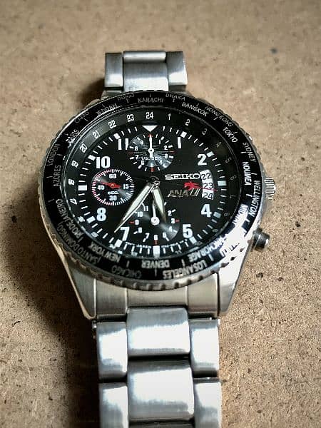 Seiko ANA Chronograph Quartz ( 7T92-0VG0 ) 2