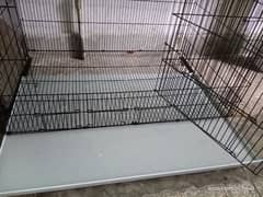 black wire cage for birds ( hen,  rabbit, parrots, cats. . etc