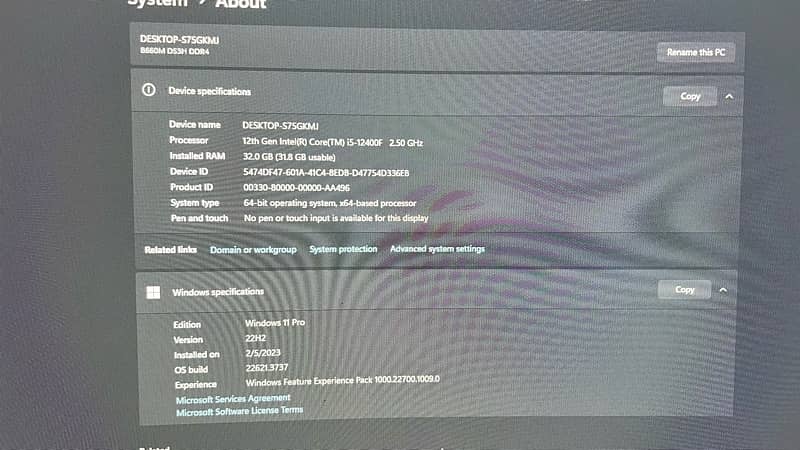 GAMING PC details in picture 7