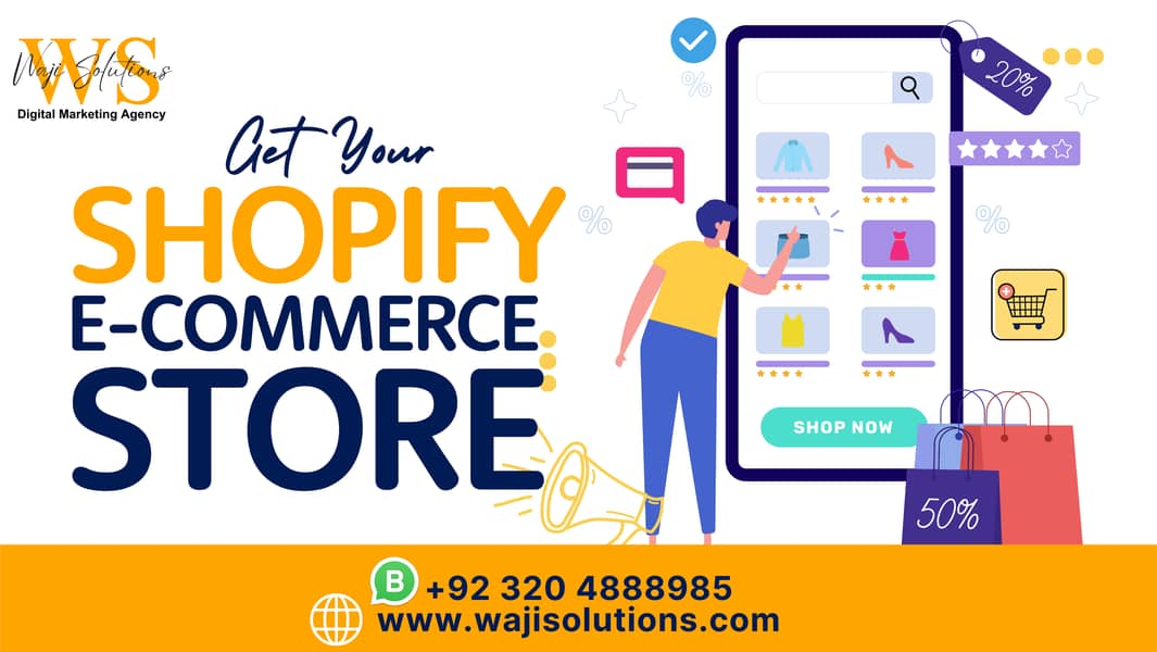 Ecommerce Website | SEO | Shopify | Website Design | Digital Marketing 0