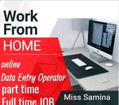 Home based online job for male and female typing work at home