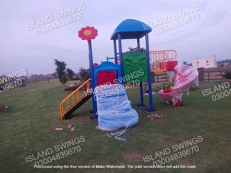 Swings | Slides | kids Joyland |Kids Rides|Climbing board | Playground 17