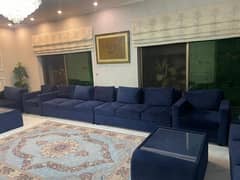 18 seater sofa set including 2 centre Table and one corner table
