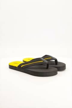 Black camel 006 comfort flip flop yellow size( 41 to 44 )